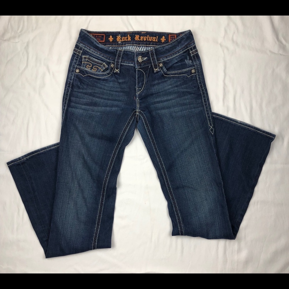 Rock Revival “ Debbie “ Boot Cut Jeans 27 Women
